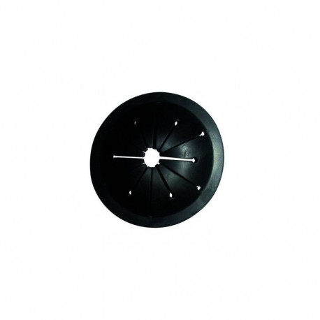 Elleci PPT90010 Splashguard Black, removable and washable (including in dishwasher) for Waste dispos