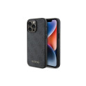 Guess Guess 4G Metal Gold Logo case for iPhone 15 Pro Max - gray Guess Guess 4G Metal Gold Logo case for iPhone 15 Pro Max - gray
