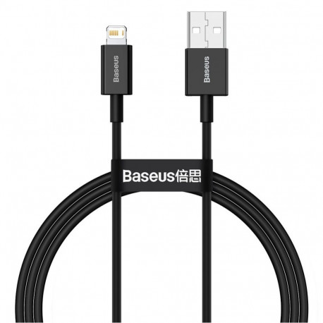 Baseus Baseus Superior USB - Lightning fast charging data cable 2,4 A 1 m black (CALYS-A01)