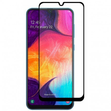 Evelatus Samsung Galaxy A20/A30s/A50/A50s 2.5D Full Cover Japan Glue Glass Anti-Static