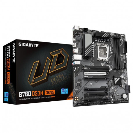 Gigabyte Mainboard||Intel B760 Express|LGA1700|ATX|Memory DDR5|Memory slots 4|B760DS3HGEN5