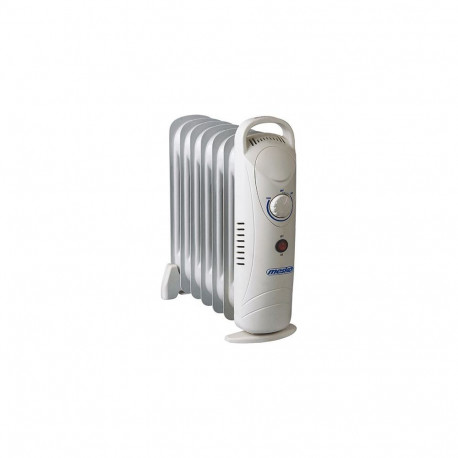 Mesko MS 7804 Oil Filled Radiator, Number of power levels 1, 700 W, Number of fins 7, White