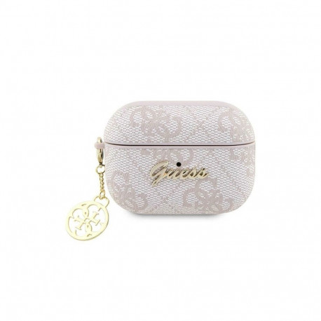 Guess Guess GUAP2G4GSMP AirPods Pro 2 cover pink/pink 4G Charm Collection
