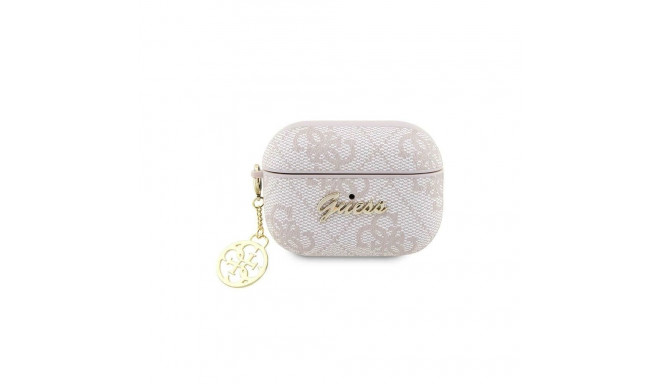 Guess Guess GUAP2G4GSMP AirPods Pro 2 cover pink/pink 4G Charm Collection