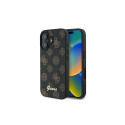 Guess Guess Peony Script MagSafe iPhone 16 Plus Case - Black