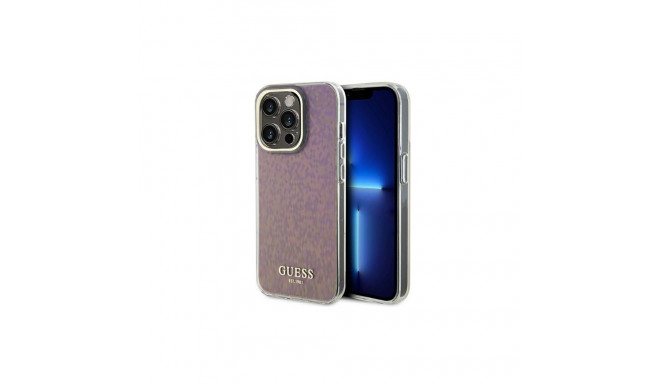 Guess Guess GUHCP15XHDECMP iPhone 15 Pro Max 6.7" pink/pink hardcase IML Faceted Mirror Disco Irides