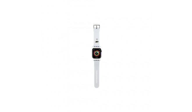 Karl Lagerfeld Karl Lagerfeld 3D Rubber Karl Head strap for Apple Watch 38/40/41mm - white