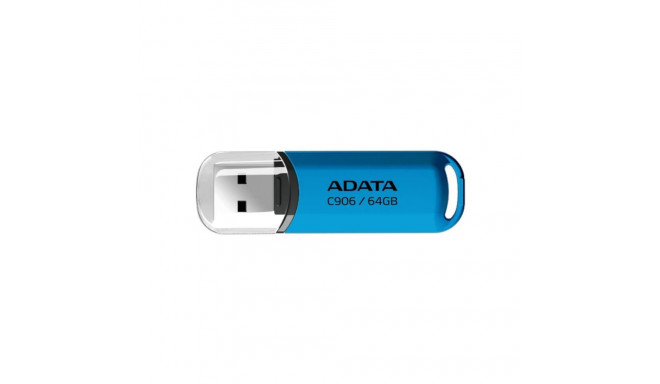 ADATA MEMORY DRIVE FLASH USB2 64GB/BLUE AC906-64G-RWB A-DATA