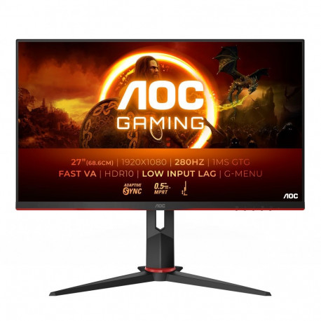 AOC 27G2ZN3/BK | 27 " | VA | FHD | 16:9 | 280 Hz | 1 ms | 1920 x 1080 pixels | 300 cd/m | HDMI ports