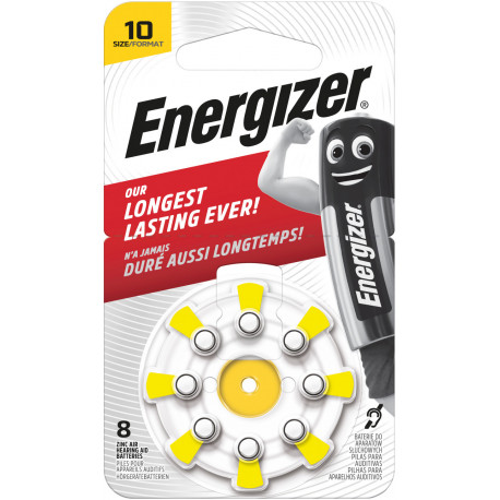 Energizer kuuldeaparaadi patarei Zinc Air AZ10DP8 TL8