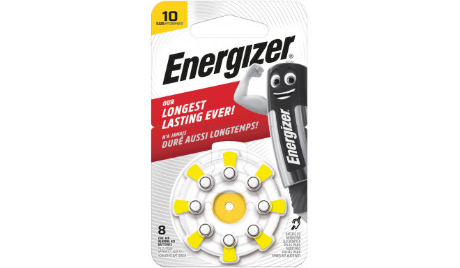 Energizer kuuldeaparaadi patarei Zinc Air AZ10DP8 TL8