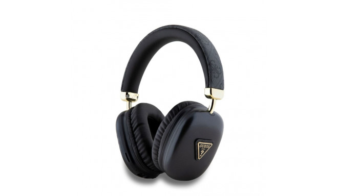 Guess Guess PU Leather 4G Triangle Logo Bluetooth Stereo Headphone Black
