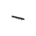 Lanberg 19" cable management 5 rings - type B 1U, black |