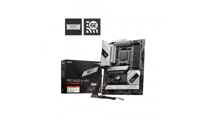 MSI Mainboard||AMD B650|SAM5|ATX|Memory DDR5|Memory slots 4|1xPCI-Express 3.0 1x|1xPCI-Express 4.0 2