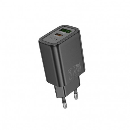 Hoco N61 Gentle PD20W+QC3.0 charger(EU) Black