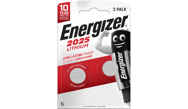Energizer battery Lithium CR2025 BP2
