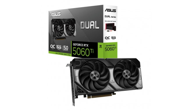 Asus Graphics Card||NVIDIA GeForce RTX 5060 Ti|16 GB|GDDR7|128 bit|PCIE 5.0 16x|Dual Slot Fansink|1x