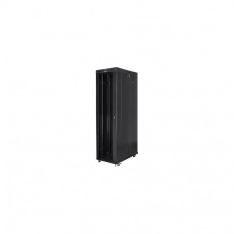 Lanberg Rack cabinet 19" free-standing 47U/800x1200 (flat pack) with glass door lCD V2, black |