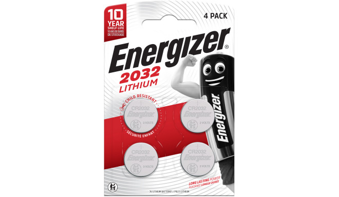 Energizer patarei Lithium CR2032 BP4