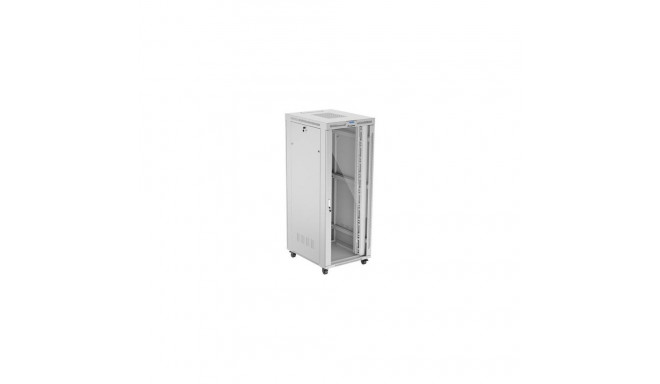 Lanberg Rack cabinet 19" free-standing 42U/800x1000 (flat pack) with glass door lCD V2, grey |