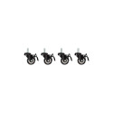 Lanberg Castors x4 with thread and brake for wall mounting cabinets | Lanberg Castors x4 with thread and brake for wall mounting cabinets |