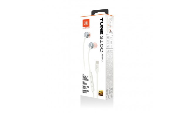 JBL Tune 310C USB-C White