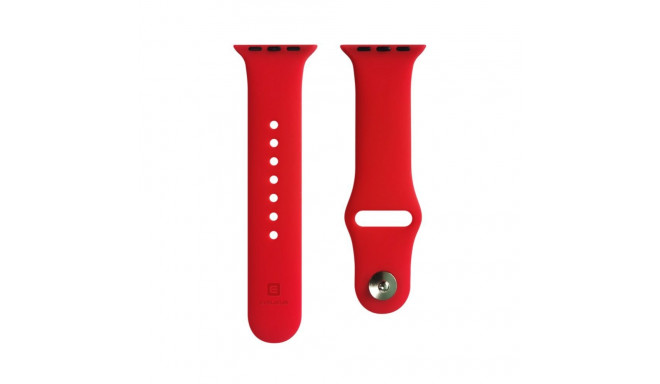 Evelatus Evelatus Watch Apple Watch 42/44/45mm Silicone Loop Watch Straps (S/M 110mm) Red