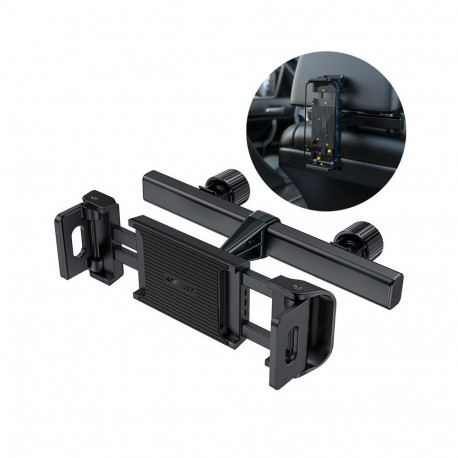 Acefast Acefast car headrest holder for phone and tablet (135-230mm wide) black (D8 black)