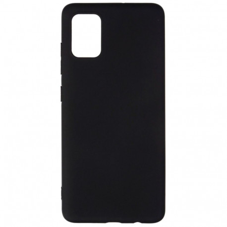Evelatus kaitseümbris Samsung Galaxy A12/M12 Nano Silicone Case Soft Touch TPU, must