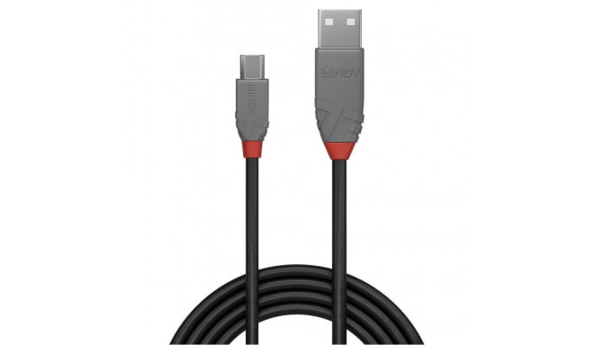 LINDY CABLE USB2 A TO MICRO-B 5M/ANTHRA 36735