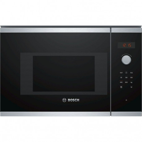 Bosch Microwave Oven BFL523MS0 20 L, Retractable, Rotary knob, Touch Control, 800 W, Stainless steel