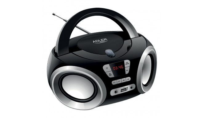 Adler CD Boombox AD 1181 USB connectivity, Speakers, Black