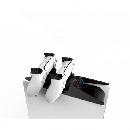 iLike P-5 Dual & Fast Controller Charging Station for Sony Play Sttaion 5 PS5 Black