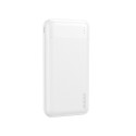 Dudao Powerbank Dudao K18-1W 10000mAh USB-A / USB-C / Micro USB - white