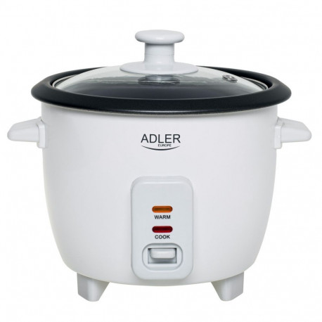 Adler Rice Cooker | AD 6418 | 300 W | 0.6 L | Number of programs 2 | White