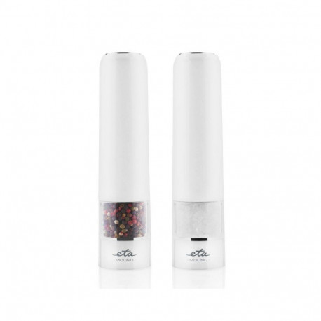 ETA Salt And Pepper Mill Molino 092890000 Housing material Plastic, AAA, White