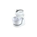 Adler Mixer AD 4202 Mixer with bowl, 300 W, Number of speeds 5, Turbo mode, White Adler Mixer AD 4202 Mixer with bowl, 300 W, Number of speeds 5, Turbo mode, White