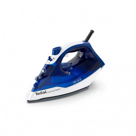 TEFAL FV2838E0 Steam Iron, 2400 W, Water tank capacity 270 ml, Continuous steam 40 g/min, Blue/White