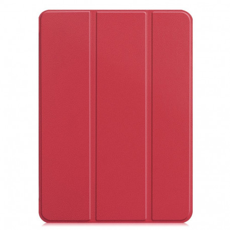 iLike Galaxy Tab S9 FE Tri-Fold Eco-Leather Stand Case Coral Pink