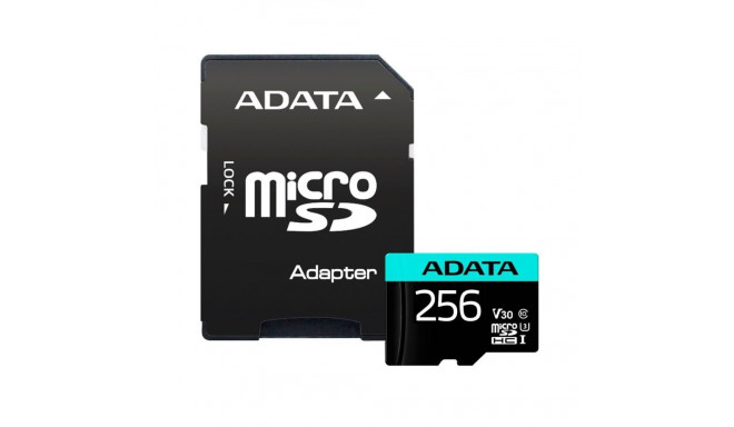 ADATA Premier Pro UHS-I U3 256 GB micro SDXC Flash memory class 10 with Adapter