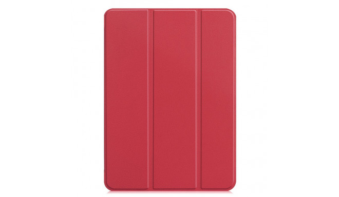 iLike Galaxy Tab S7 FE 12.4 Tri-Fold Eco-Leather Stand Case Coral Pink