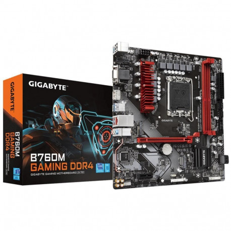 Gigabyte Mainboard||Intel B760 Express|LGA1700|Micro-ATX|Memory DDR4|Memory slots 2|1xPCI-Express 3.