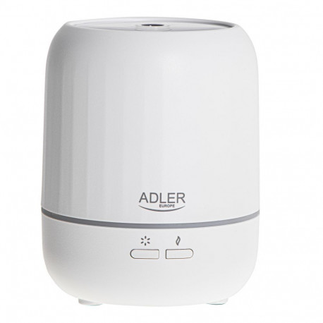 Adler Ultrasonic aroma diffuser 3in1 AD 7968 Ultrasonic, Suitable for rooms up to 25 m, White