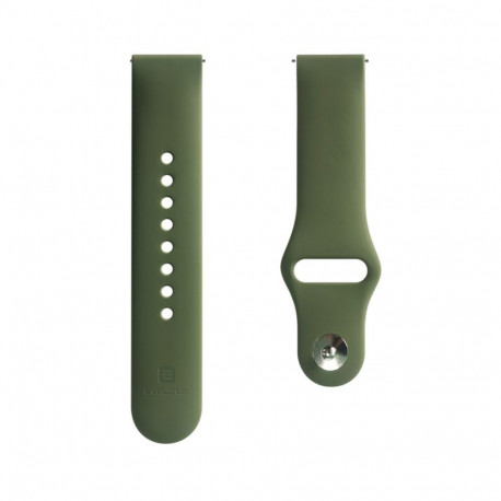 Evelatus Evelatus Watch 20mm Silicone Loop Watch Straps (130mm M/L) Dark Green