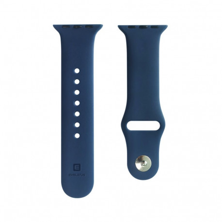 Evelatus Evelatus Watch 42/44/45mm Silicone Loop Watch Straps (140mm M/L) Blue