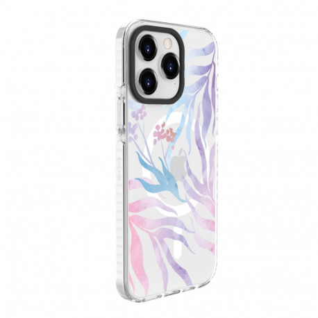 Evelatus Apple iPhone 15 Pro PC+TPU With MagSafe Customized Print Flower