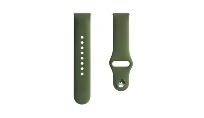 Evelatus Evelatus Watch 22mm Silicone Loop Watch Straps (S/M 110mm) Olive
