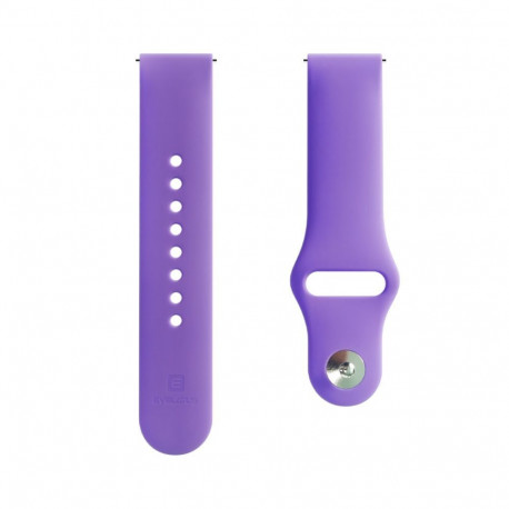 Evelatus Evelatus 22mm Silicone Loop Watch Straps (S/M 110mm) Deep Purple