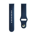 Evelatus 22mm Silicone Loop Watch Straps (S/M 110mm) Blue