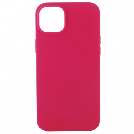Evelatus Apple iPhone 14 Plus 6.7 Premium Soft Touch Silicone Case Rosy Red